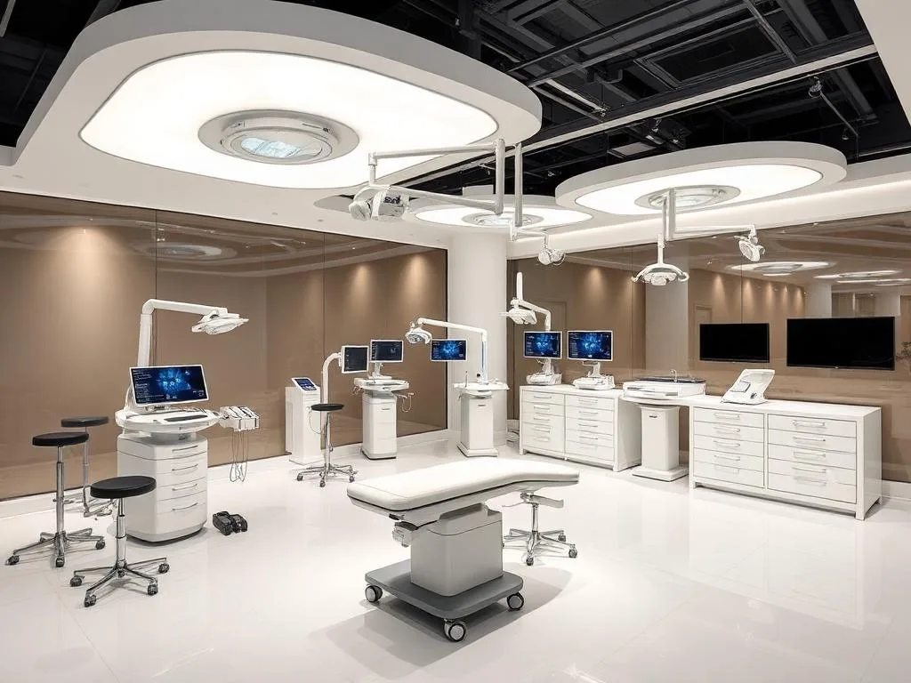 Premium device demonstration zone — MedTech Demo