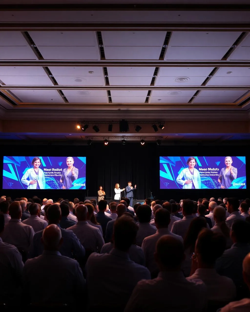 HCP summit main stage production — Conference Stage